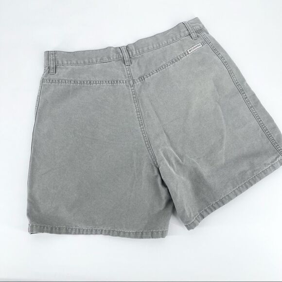 COLUMBIA Vintage 2000s High Rise Green Shorts 12 - Picture 4 of 9